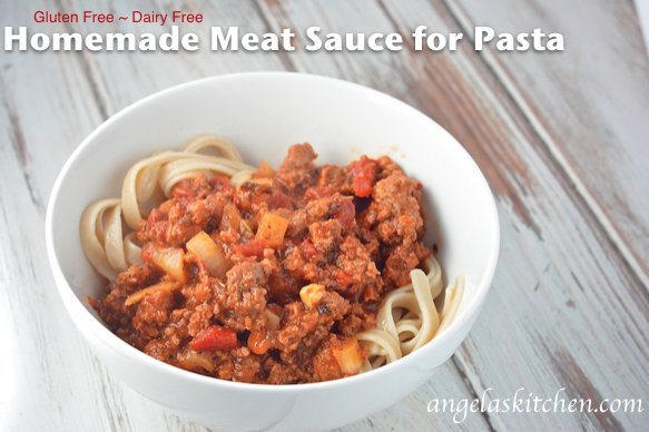 Homemade Meat Sauce for Pasta