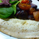 Roasted Fish with Potatoes, Tomatoes & Olives