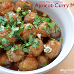 Gluten Free Dairy Free Apricot-Curry Meatballs