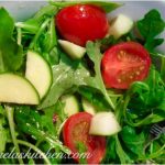 Simple Arugula Garden Salad