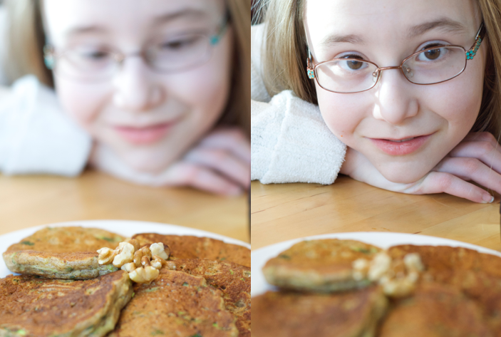 Feed your kitchen helpers the prettiest pancakes.