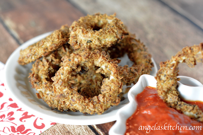 Baked Gluten Free Dairy Free Onion Rings
