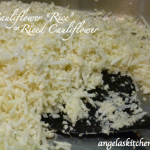 Gluten Free Dairy Free Cauliflower "Rice"/Riced Cauliflower 