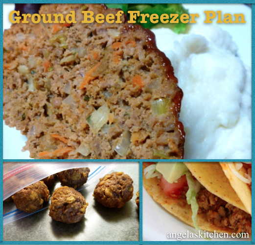 gluten free dairy free ground beef freezer plan
