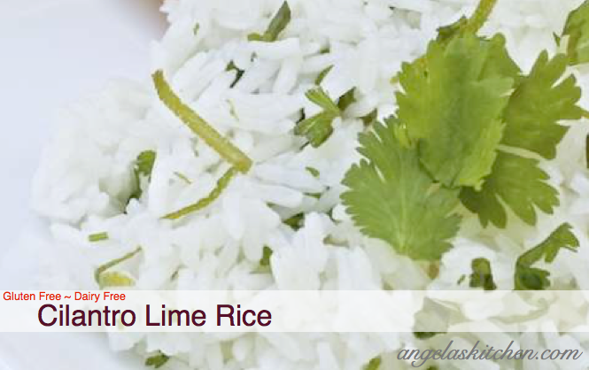 gluten free dairy free cilantro lime rice
