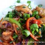 mongolian chicken and veggies